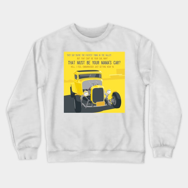 The Graffiti Coupe Crewneck Sweatshirt by candcretro